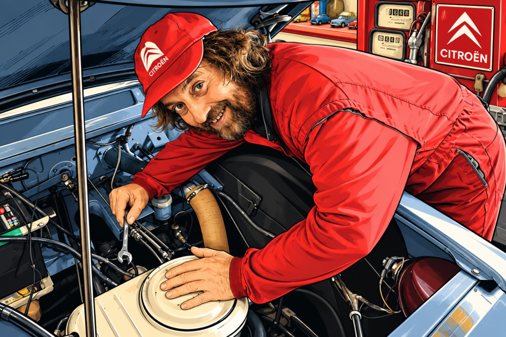 Bruno Hohl – Citroën Experte bei der Arbeit