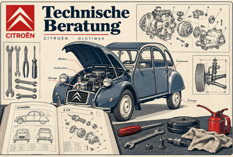 Technische Beratung – Citroën Oldtimer Beratung